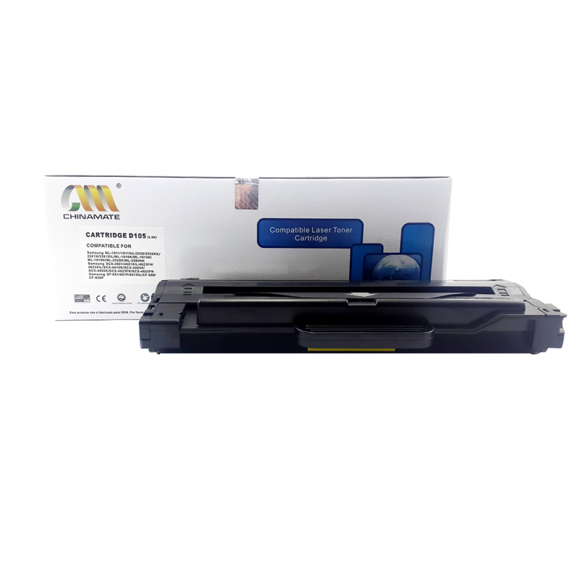 Toner Compativel Samsung Mlt D105l Scx 4600ml 1910 Preto 25k Millenium Informática 